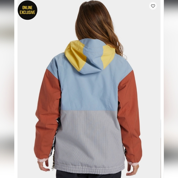 DC SHOES Chalet Womens Anorak Snow Jacket size M - Picture 3 of 10